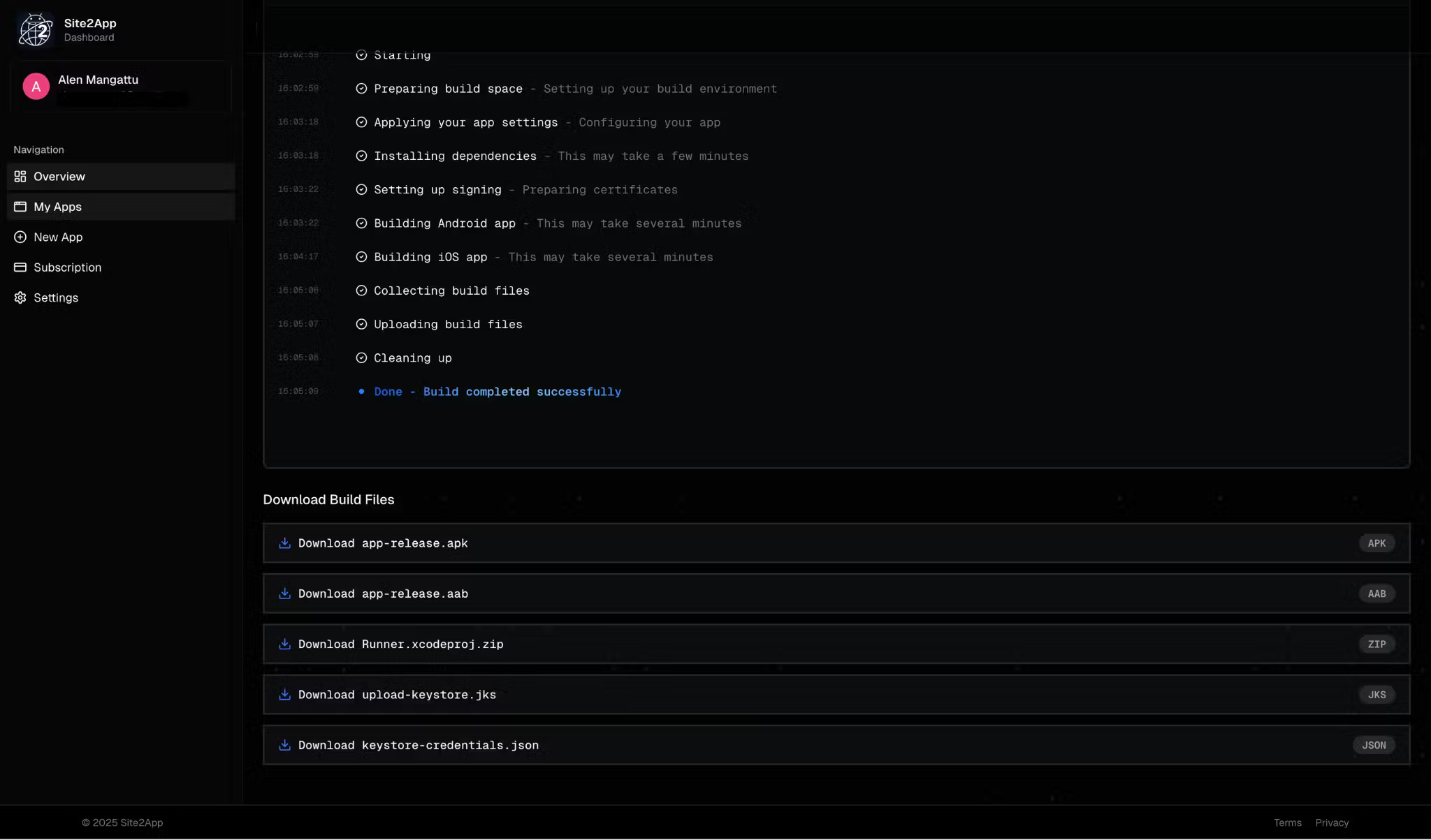 site2app.tech — slide 4 of 5